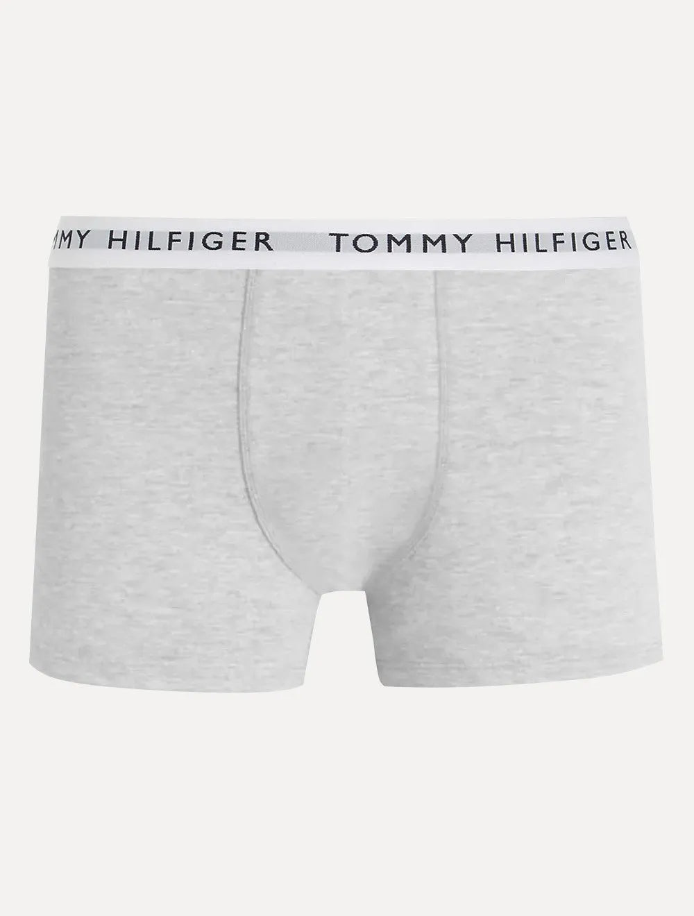 Cueca Tommy Hilfiger Cotton Boxer Trunk Preta/ Branca/ Cinza Pack 5UN