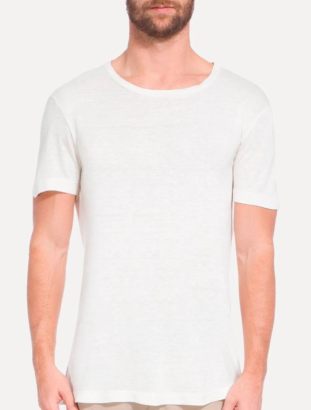 Camiseta Osklen Masculina Regular Silk Perfect Off-White Mescla