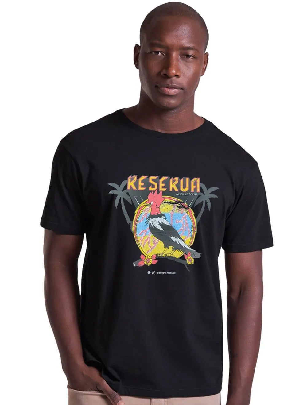 Camiseta Reserva Masculina Summer Cities World Tour Preta