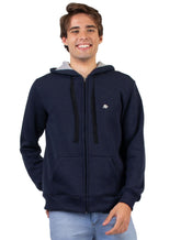 Moletom Aeropostale Masculino Hoodie Full-Zip A87 Azul Marinho