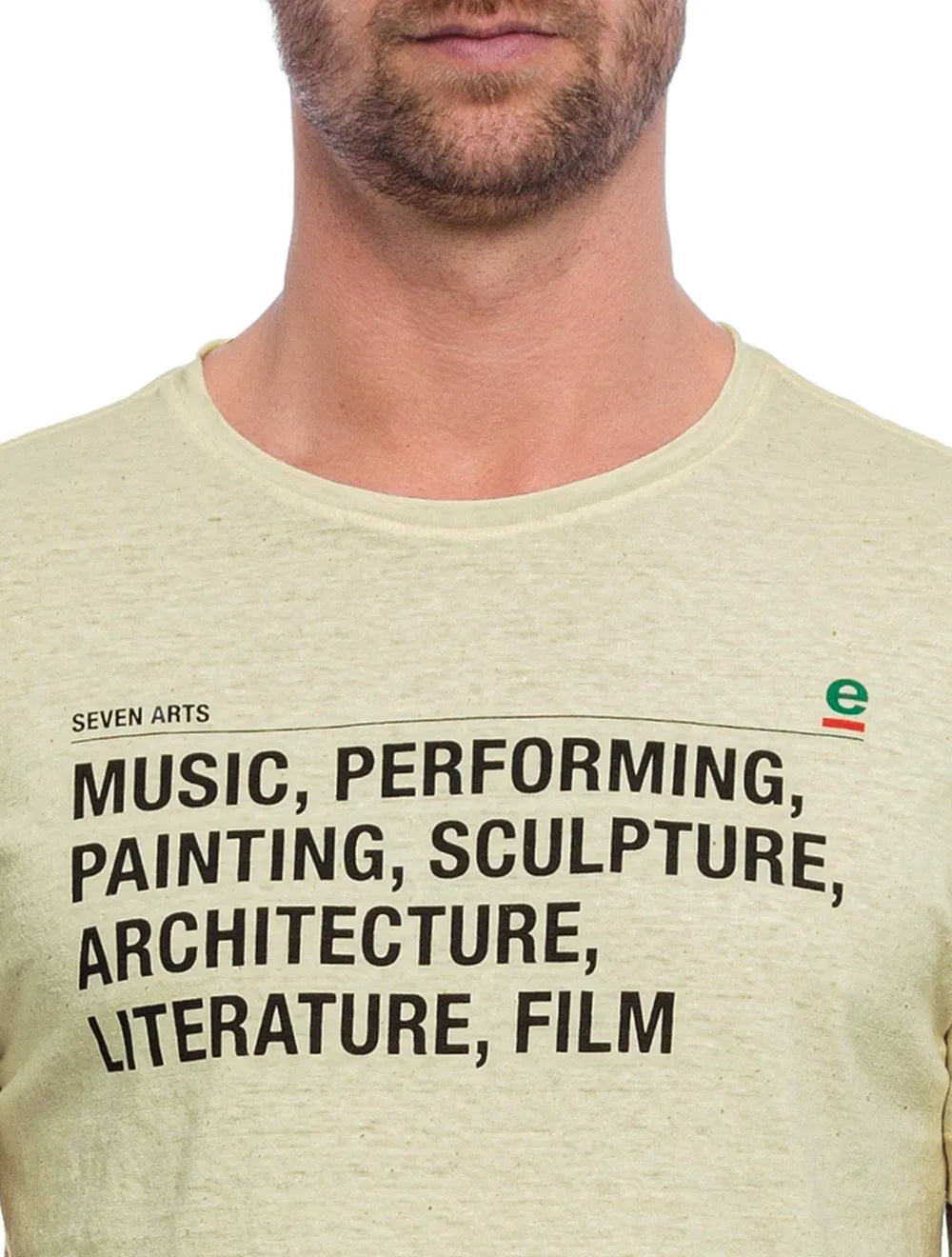 Camiseta Osklen Masculina Slim Hemp Seven Arts Off-White