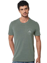 Camiseta John John Masculina Regular Not Afraid Stoned Cinza Escuro