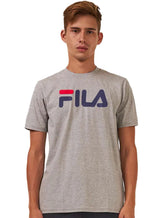 Camiseta Fila Masculina Letter Premium Cinza