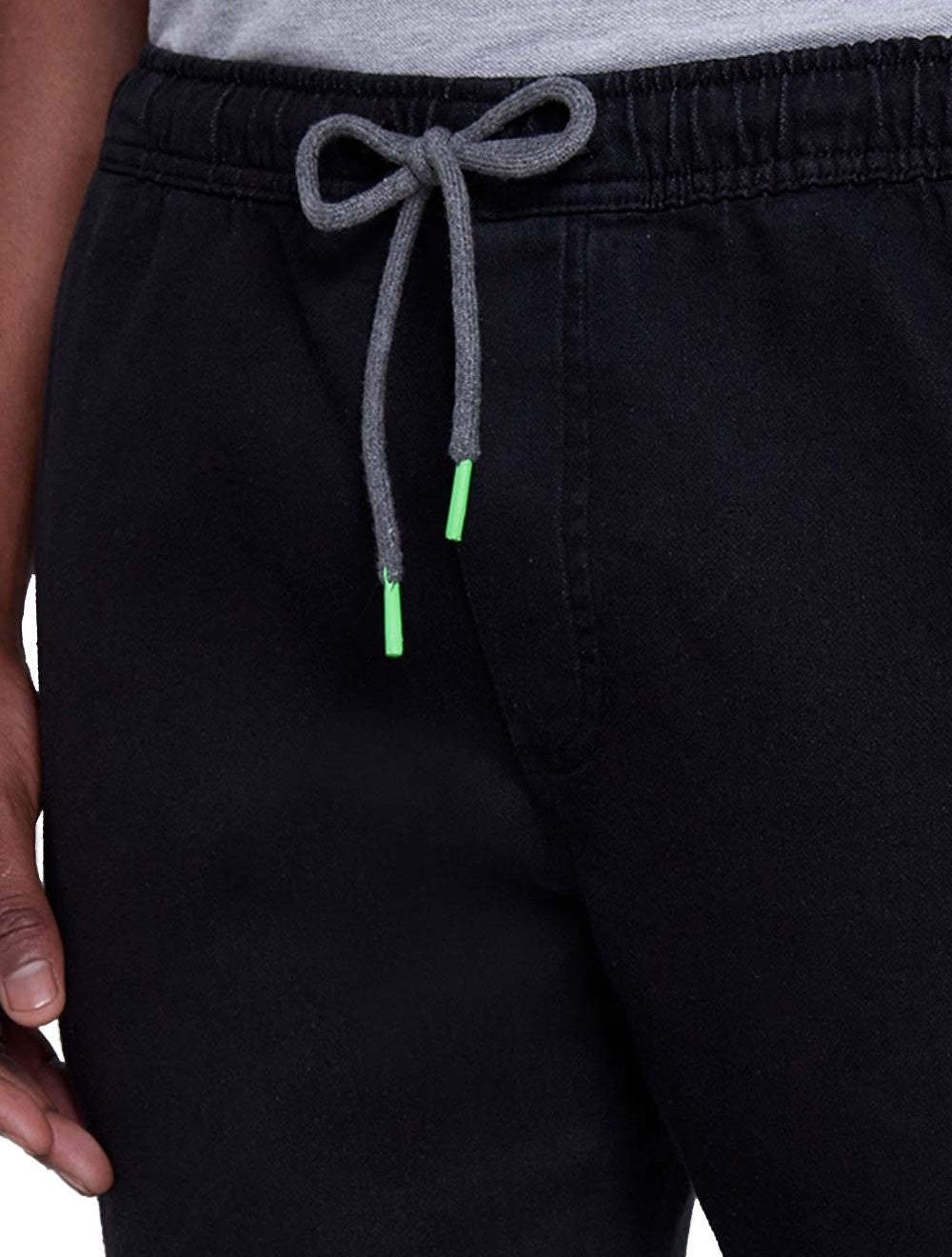 Calça Dudalina Sarja Moletom Concept Stoned Preta