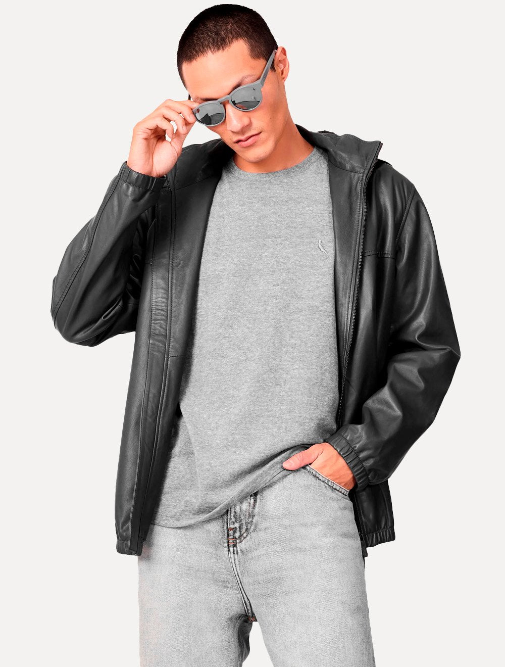 Camiseta Reserva Masculina Lisa Back Woodpecker Cinza Mescla