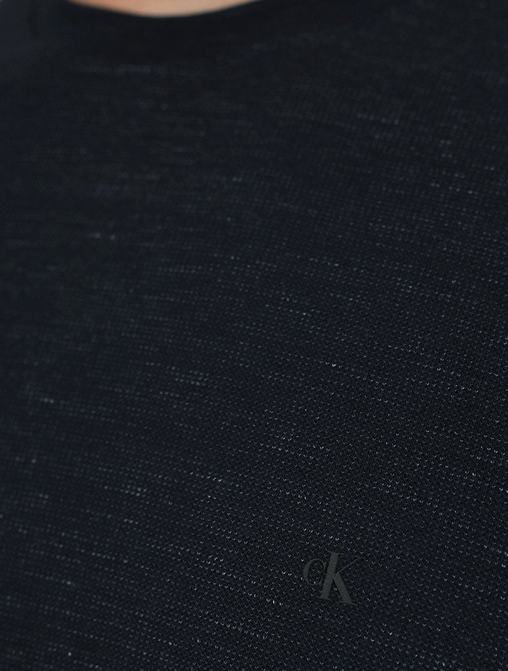 Camiseta Calvin Klein Jeans Masculina Piquet Núvola Azul Marinho