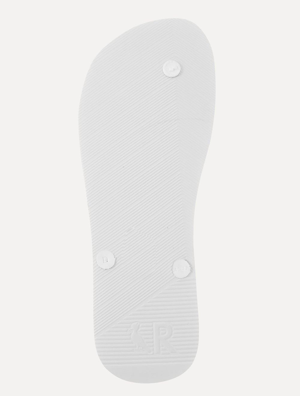 Chinelo Reserva Masculino Retrô Logo Branco