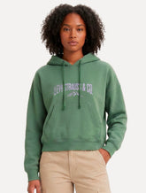 Moletom Levis Feminino Crewneck Relaxed Fit Mountain Verde