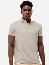 Polo Tommy Hilfiger Masculina Regular Piquet 1985 Areia