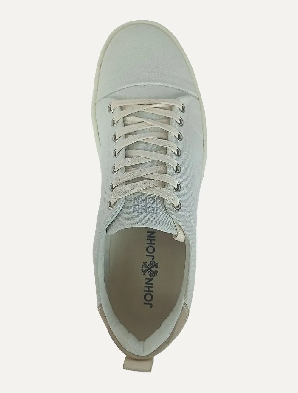 Tênis John John Masculino London Canvas Off-White