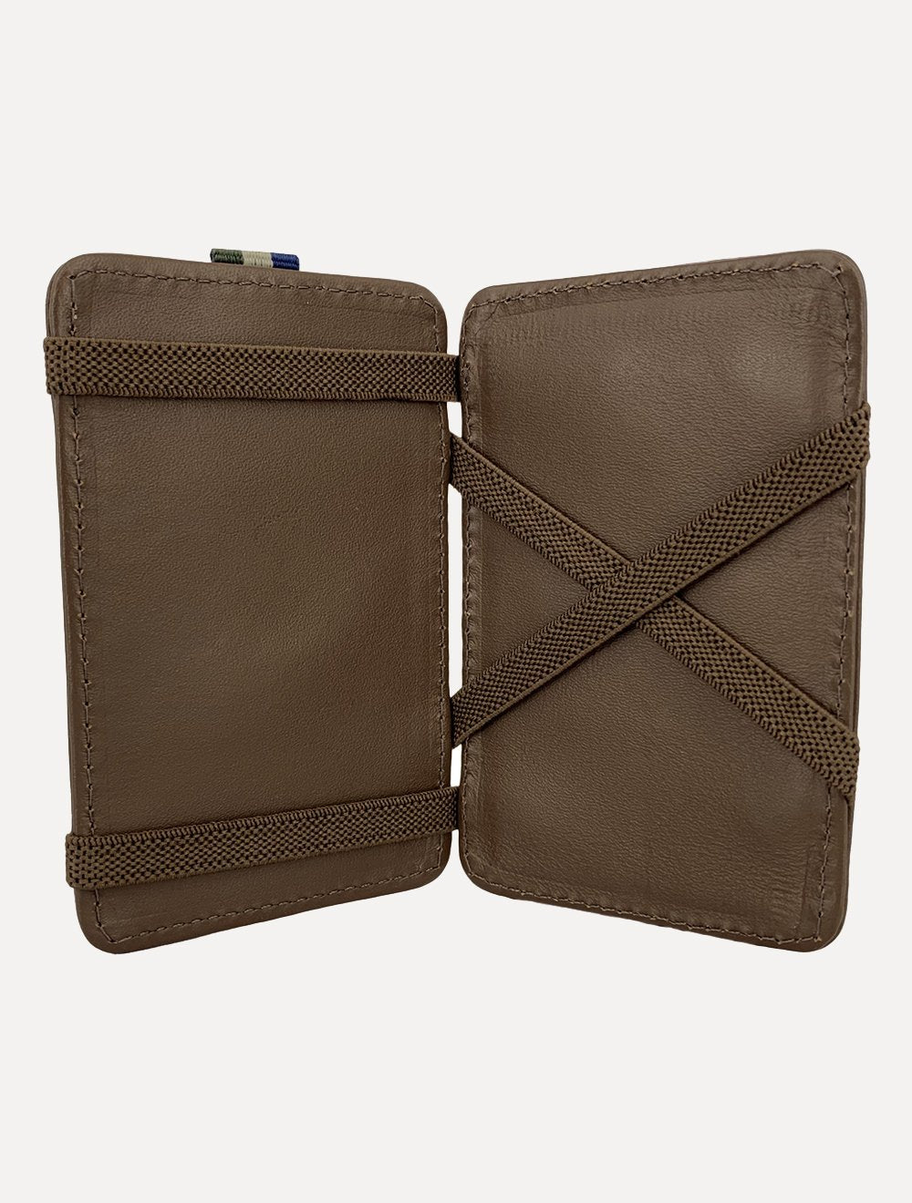 Carteira Reserva Masculina Couro Neutral Mágica Marrom