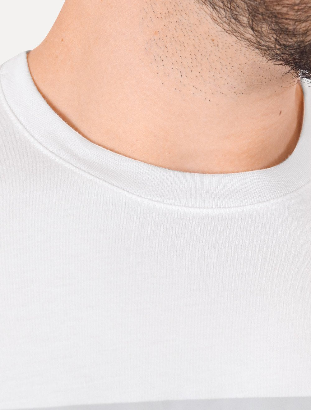 Camiseta Calvin Klein Masculina Line Rubber Logo Branca