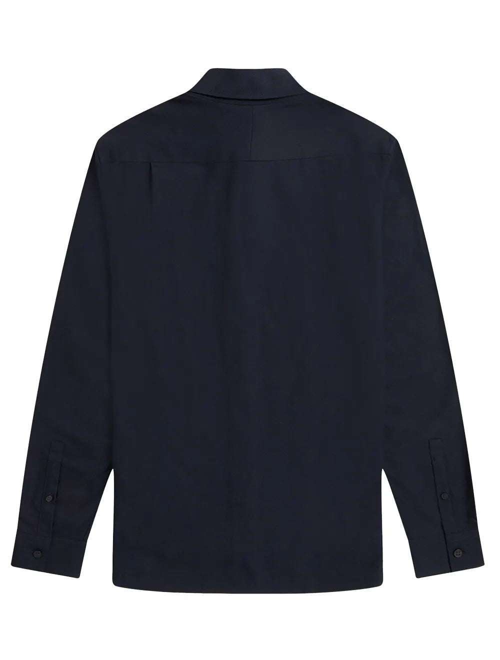 Camisa Fred Perry Masculina Oxford Pocket Light Logo Azul Marinho