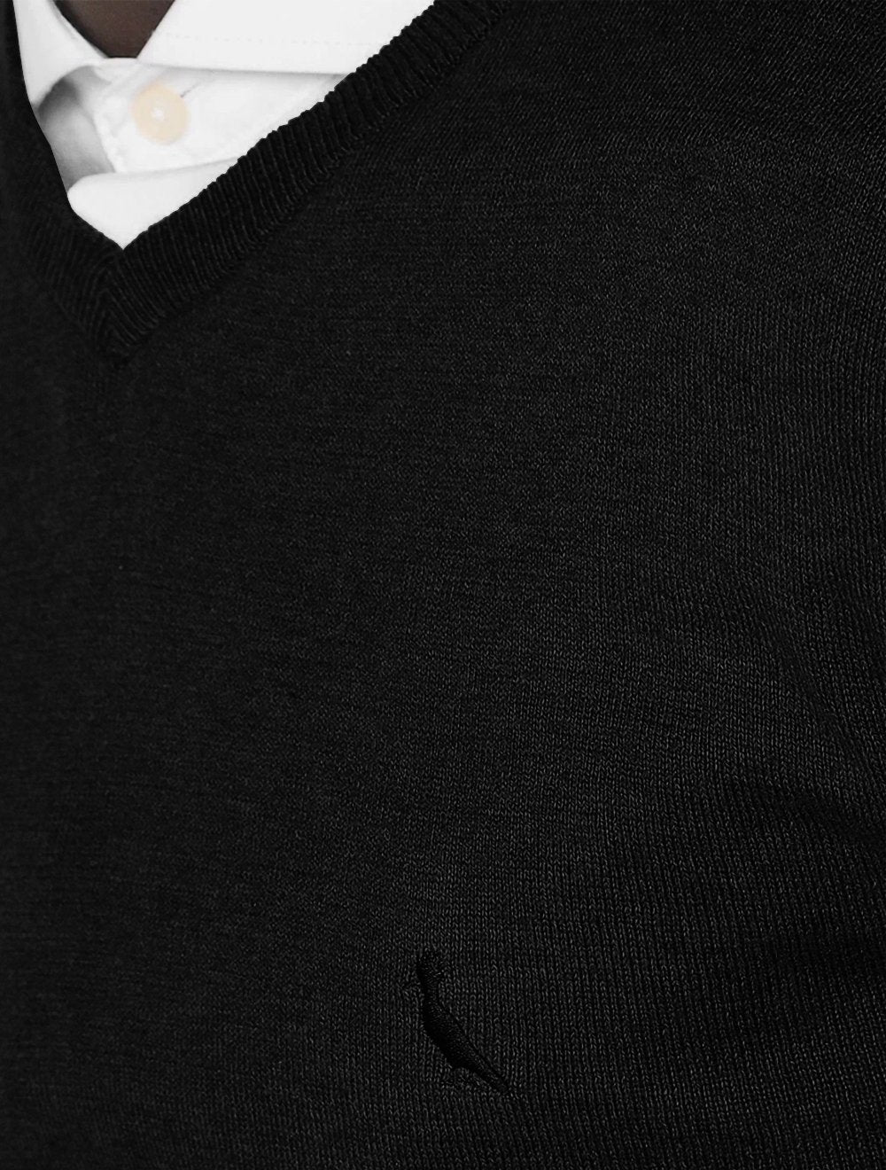 Suéter Reserva Masculino Tricot Basico Gola-V Preto