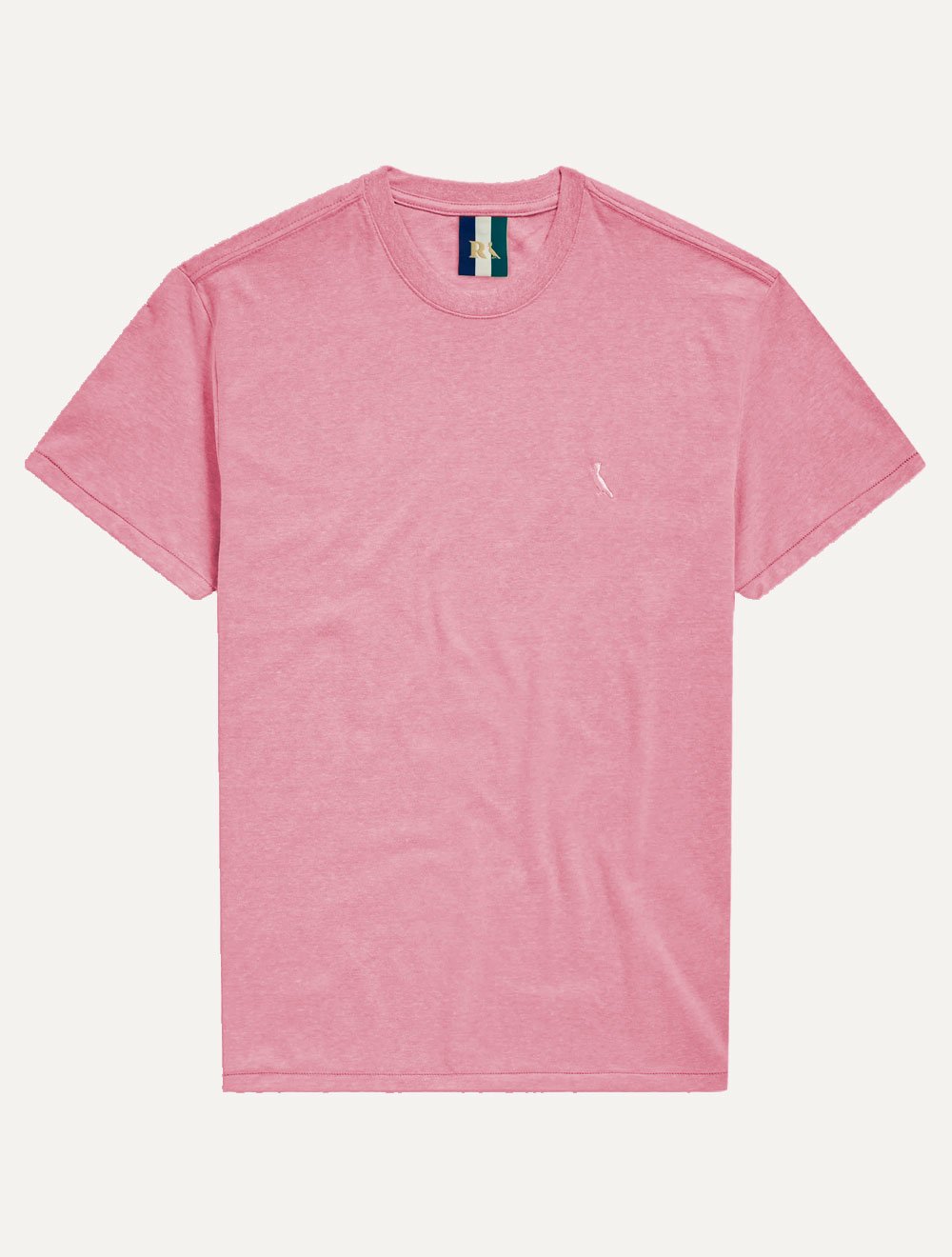 Camiseta Reserva Masculina Regular Mescla Touch Rosa
