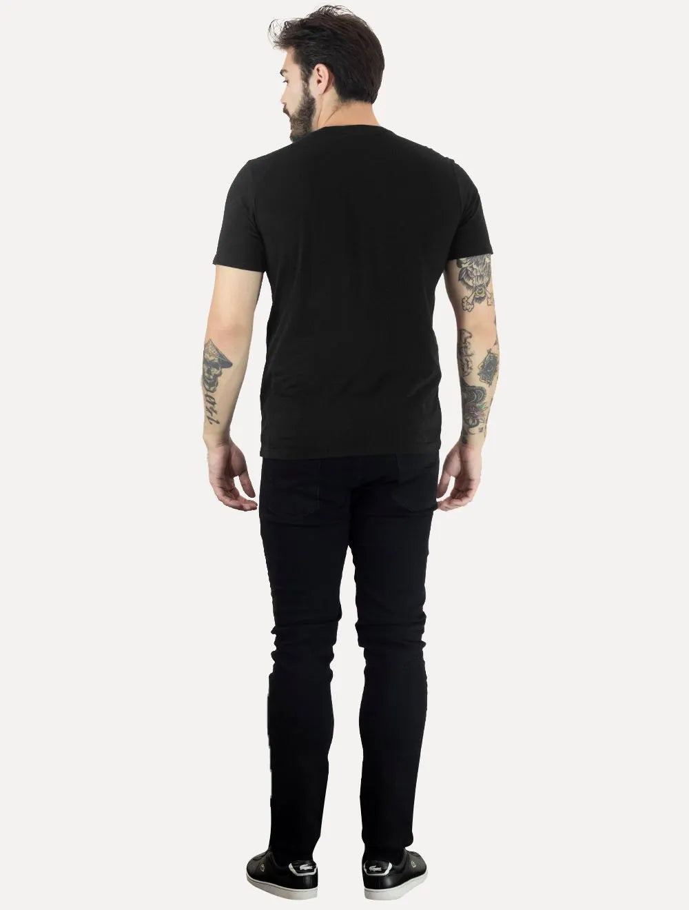 Camiseta Calvin Klein Jeans Masculina Reissue Large Logo Preta