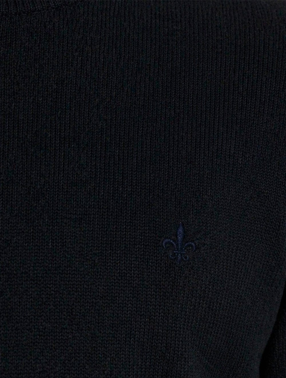 Suéter Dudalina Masculino Tricot Crewneck Basico Azul Marinho