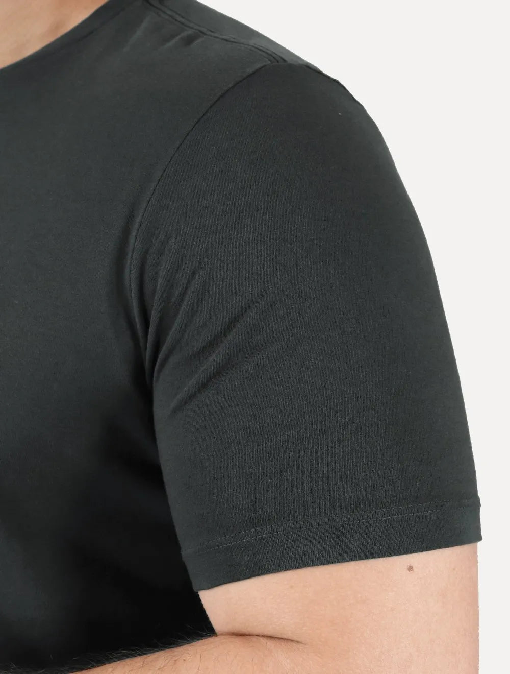 Camiseta Ellus Masculina Cotton Easa Classic Chumbo Mescla