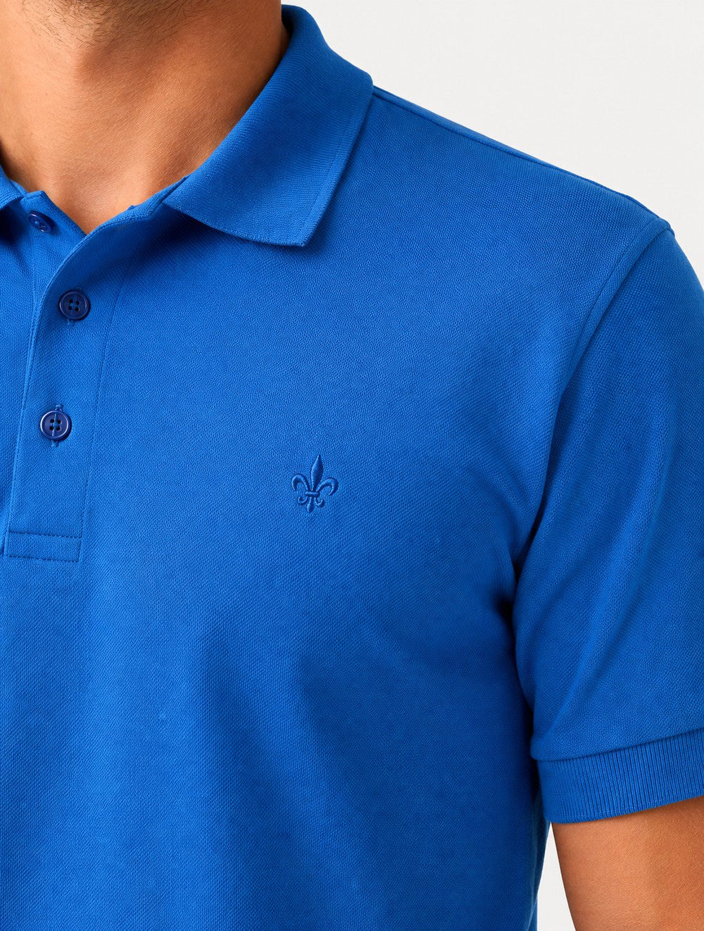 Polo Dudalina Piquet Essential Color Azul