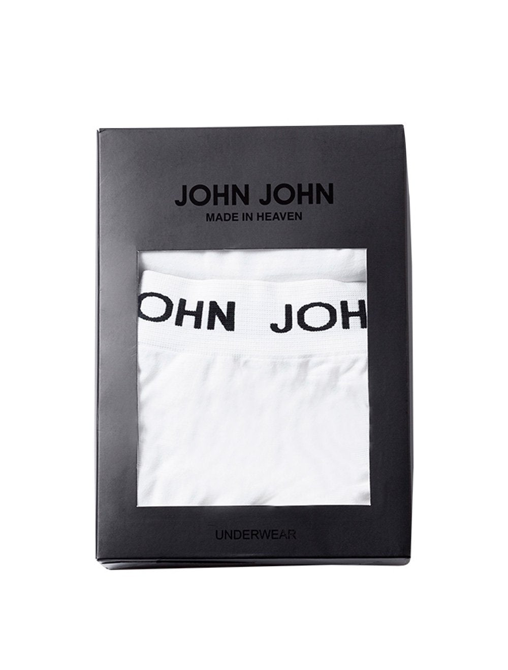 Cueca John John Boxer Poliamida Branca 1UN