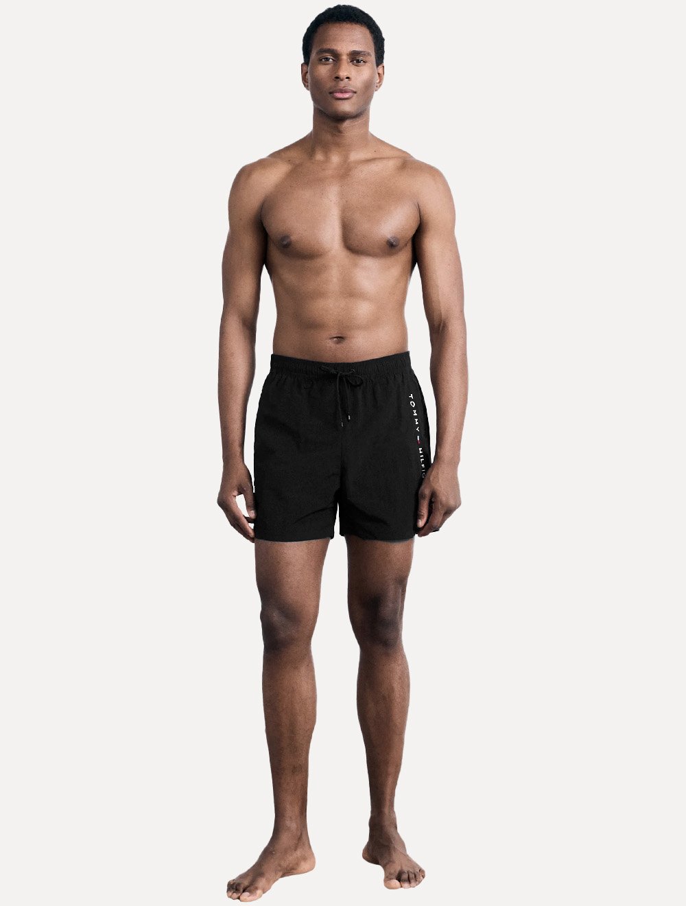 Short Tommy Hilfiger Masculino Medium Drawstring Zip Pocket Preto