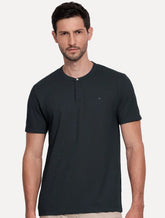 Camiseta Aramis Masculina Regular Piquet Gola Portuguesa Azul Marinho
