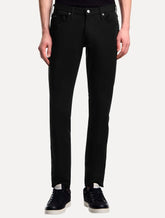 Calça Jeans Empório Armani Masculina J06 Slim Fit Cintura Baixa Preta