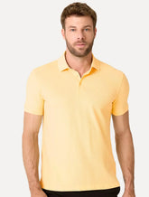 Polo Dudalina Masculina Piquet Essential Color Amarelo Claro