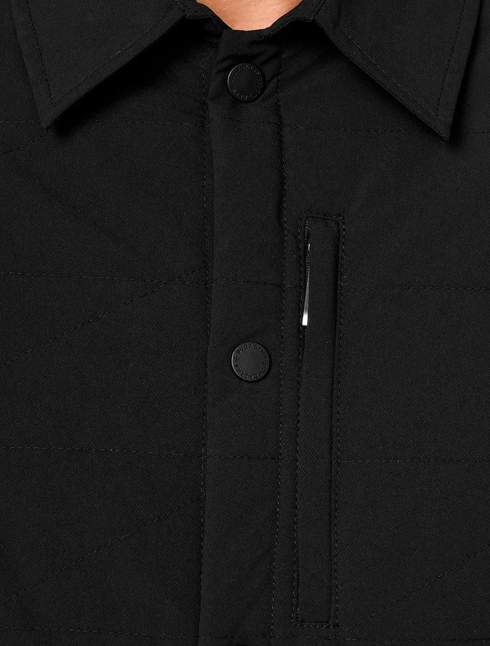 Jaqueta Dudalina Masculina Nylon Matelasse Preta