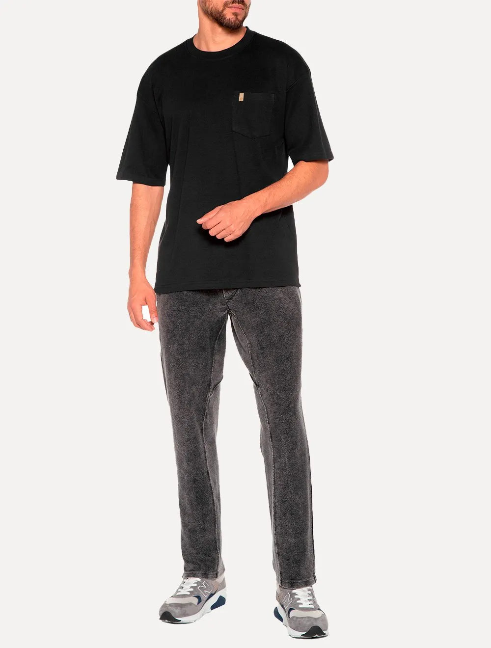 Camiseta Von der Volke Masculina Origineel Soft Pet Preta