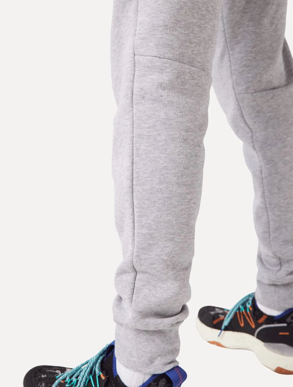 Calça Lacoste Masculina Moletom Sport Cotton Fleece Croco Cinza Mescla