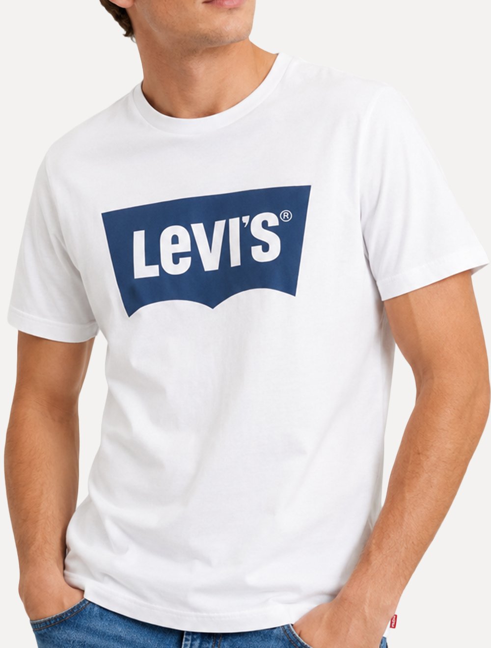 Camiseta Levis Masculina Essenial Sporty Branca