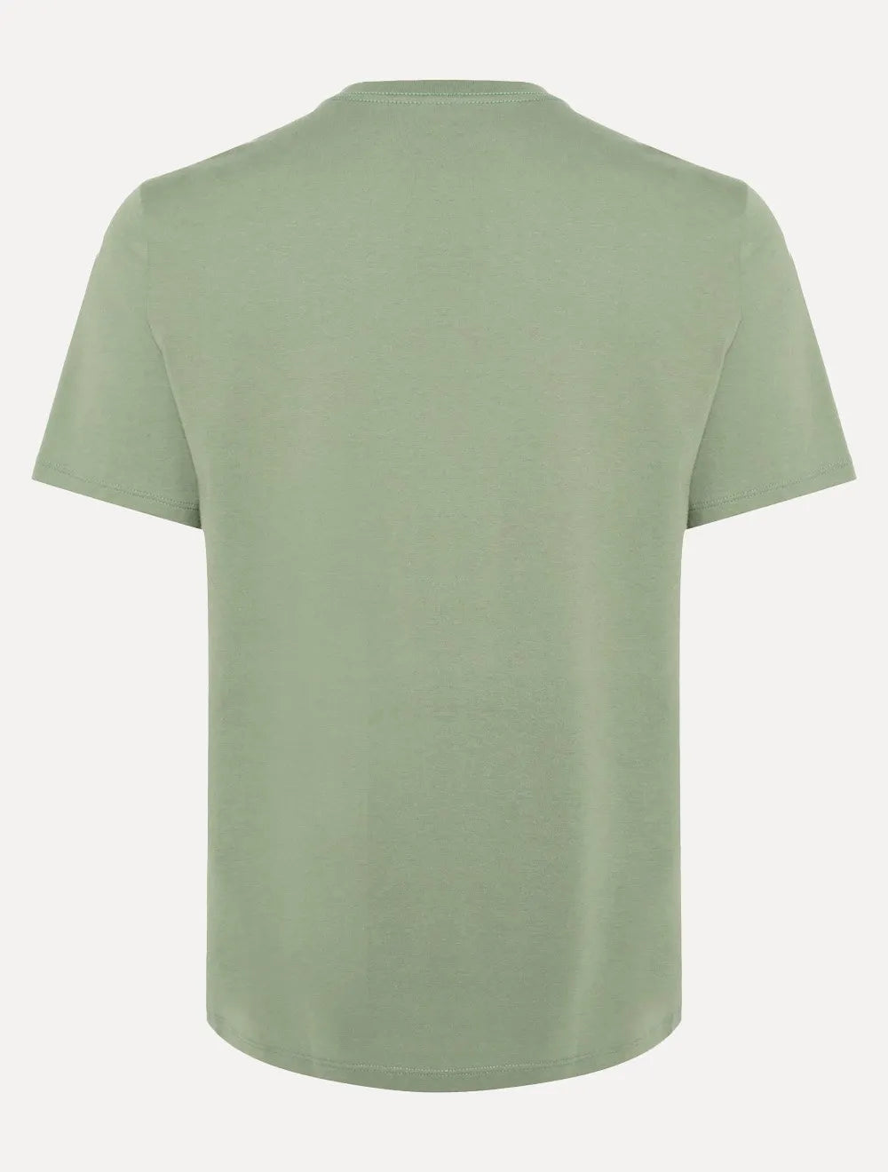 Camiseta Dudalina Masculina Essentials Modal Logo Verde Oliva