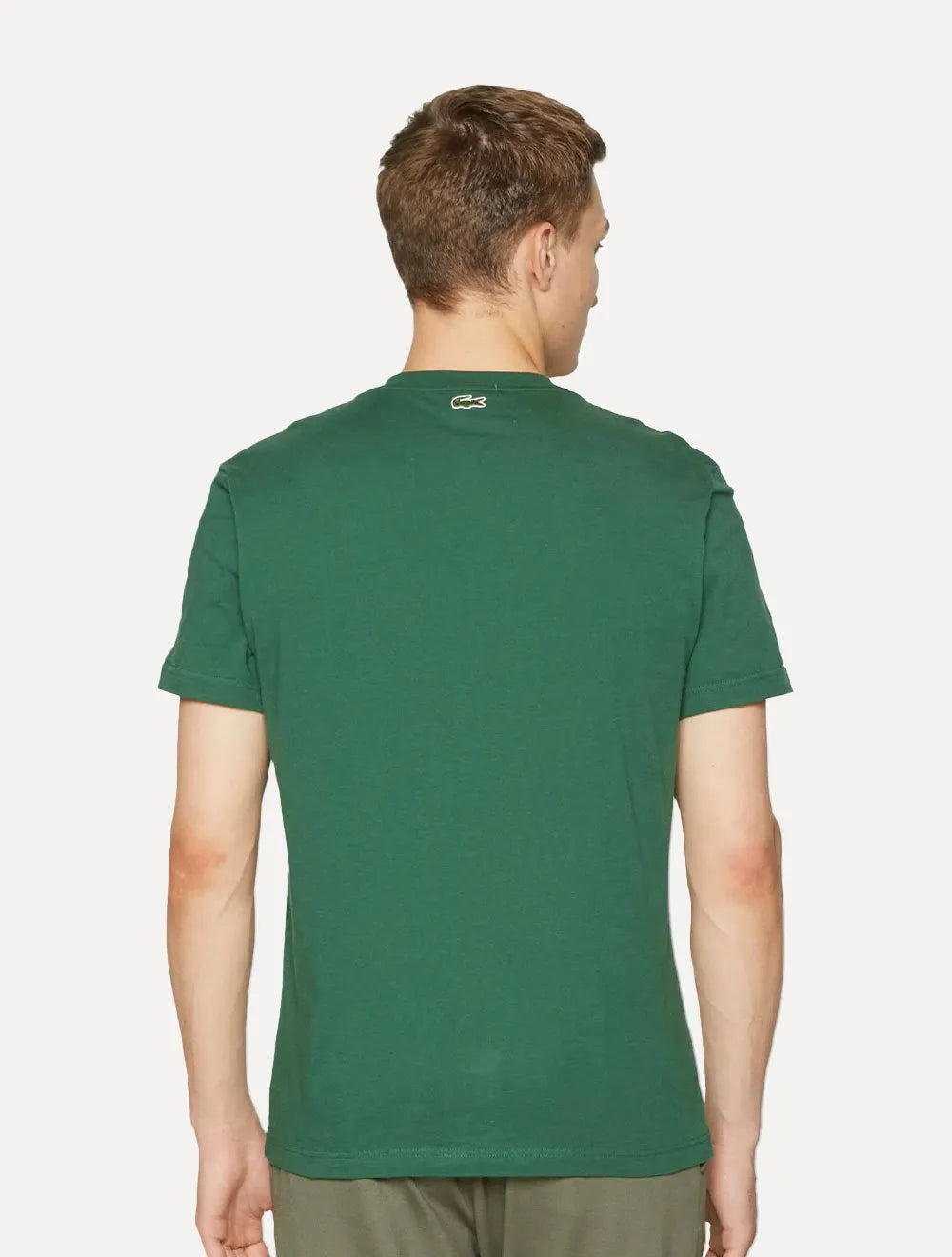 Camiseta Lacoste Masculina Heavy Cotton Jersey Vintage Verde