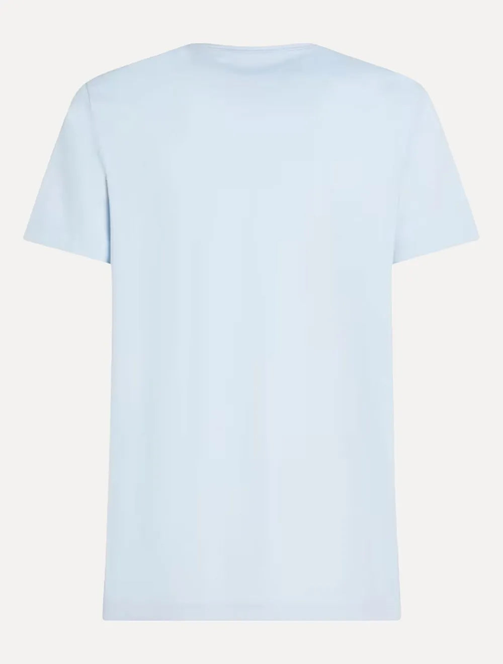Camiseta Tommy Hilfiger Masculina Slim Fit Essential Stretch Azul Claro