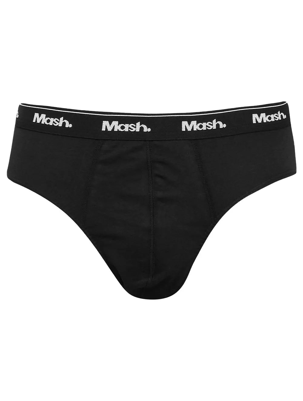 Cueca Mash Slip Cotton Basic Preta