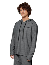 Moletom John John Masculino Stripe Hoodie Cinza Mescla