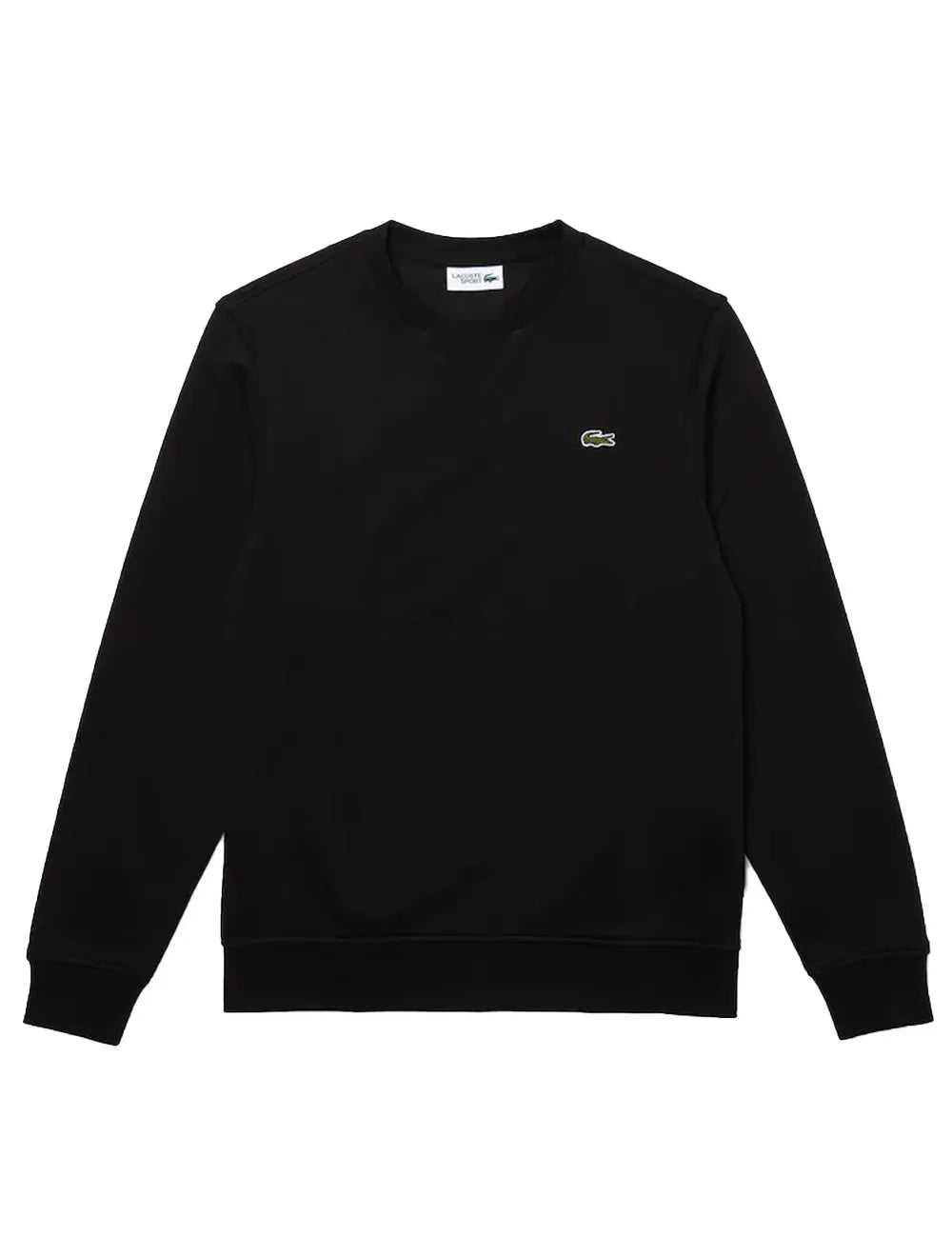 Moletom Lacoste Masculino Sport Crewneck Fleece Preto