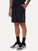 Bermuda John John Masculina Moletom New Basic Preta