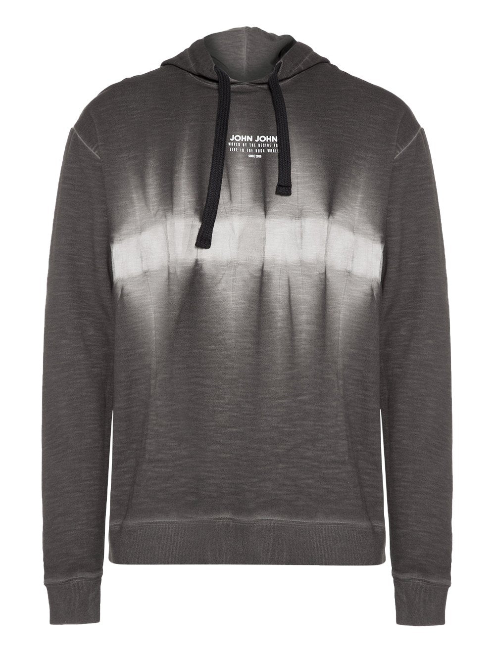 Moletom John John Masculino Hoodie By Desire Tie-Dye Cinza Médio