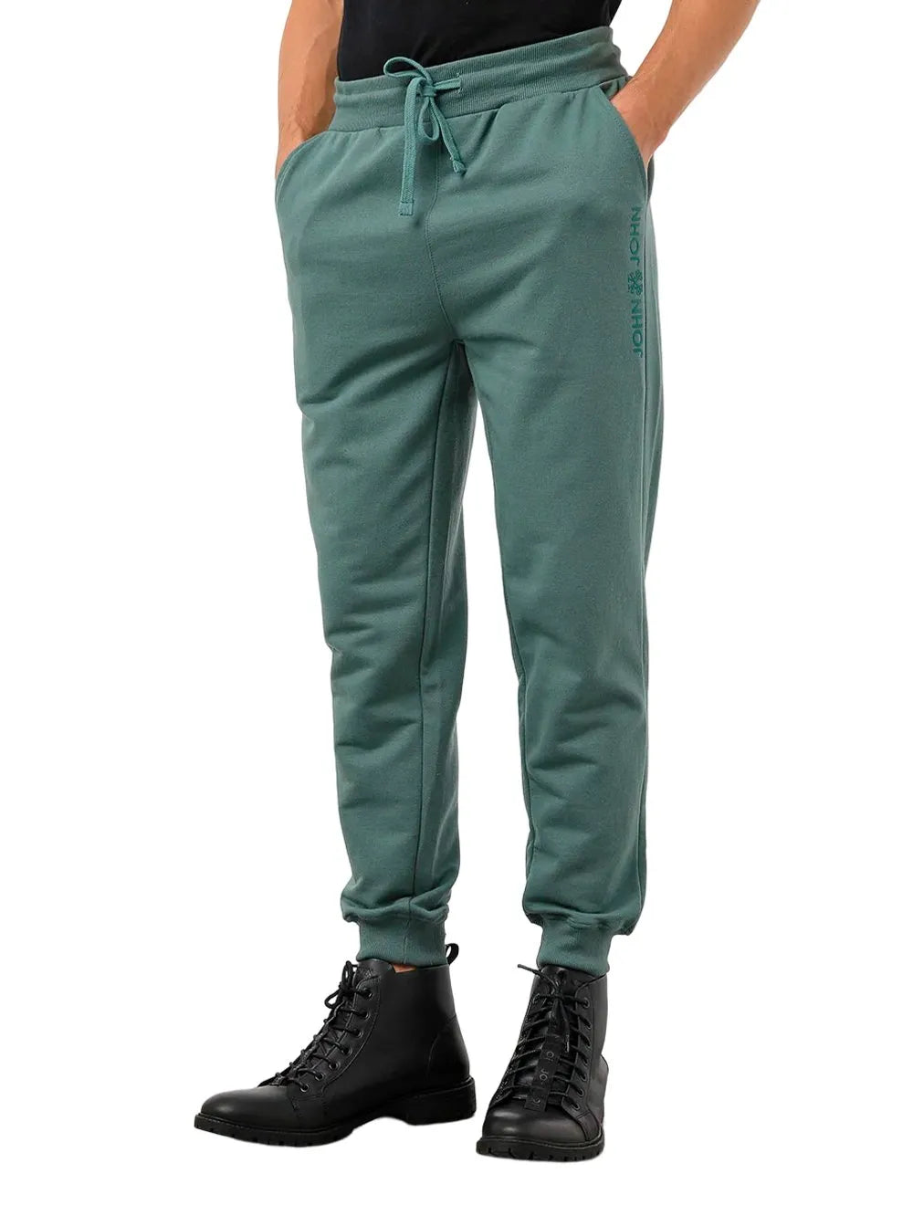 Calça John John Moletom Masculina New Basic Verde