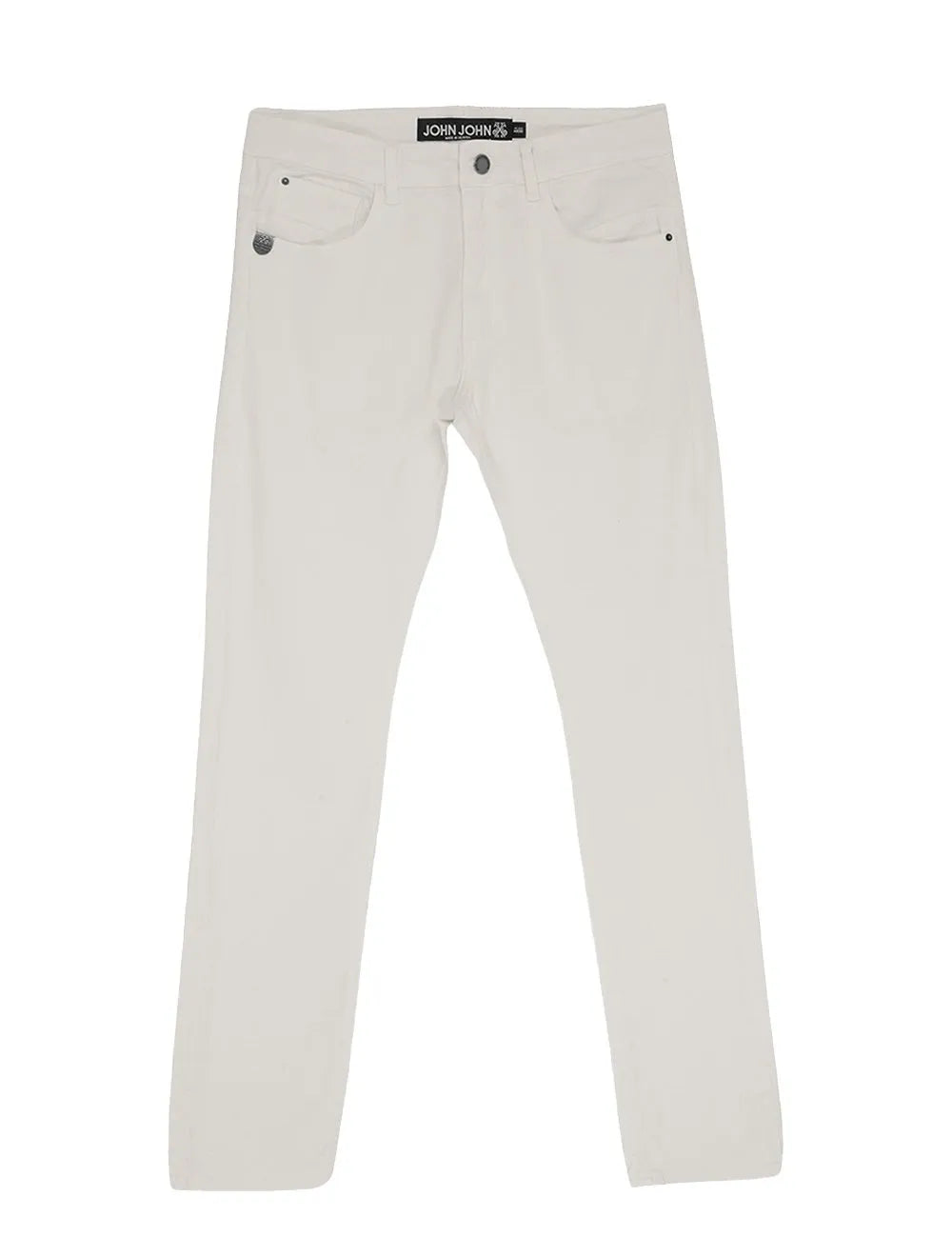 Calça John John Sarja Masculina Skinny Cairo Branca