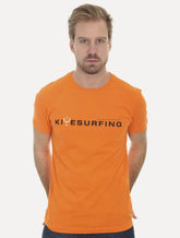 Camiseta Osklen Masculina Slim Vintage Kitesurng Laranja