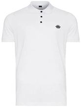 Polo John John Masculina Logo Transfer White Branca