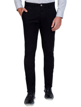 Calça Dudalina Masculina Sarja Slim Faca Color Preta