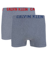 Cuecas Calvin Klein Trunk Seamless Logo Chumbo/Mescla Pack 2UN