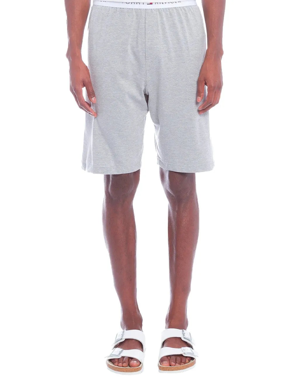 Short Tommy Hilfiger Masculino Sleepwear Logo Lounge Cinza Mescla
