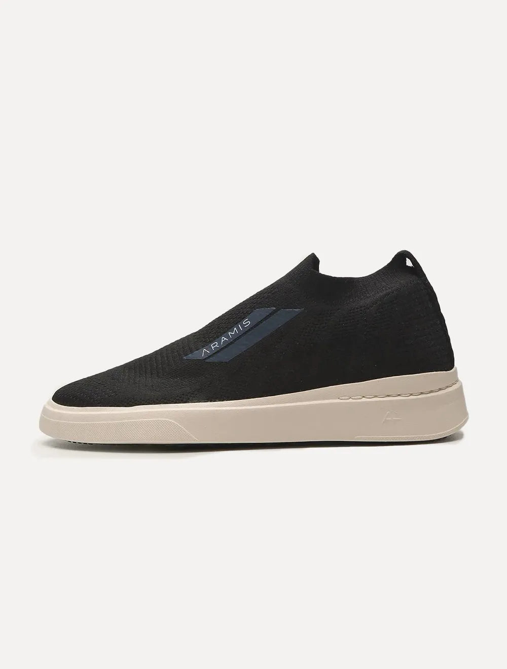 Tênis Aramis Masculino Slip On Journey K-nit Tan Preto