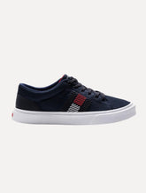 Tênis Tommy Hilfiger Malcolm 21D Lightweight Stripes Knit Azul Marinho