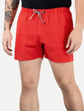 Short Reserva Masculino D'Água Beachwear Liso Basico Lateral Vermelho